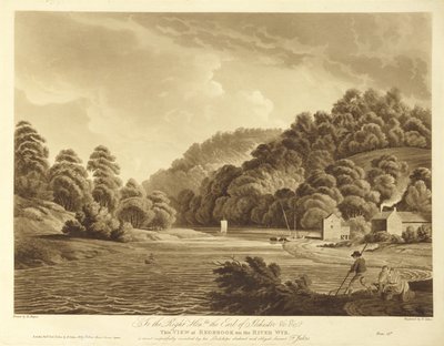 View at Redbrook in the River Wye, plate 13 from 